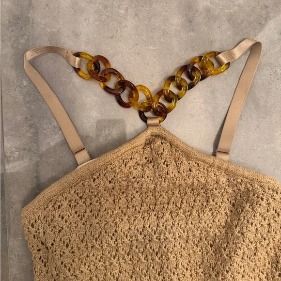 Boston Proper Beige Maxi Knit Dress | XS - Picture 3 of 9